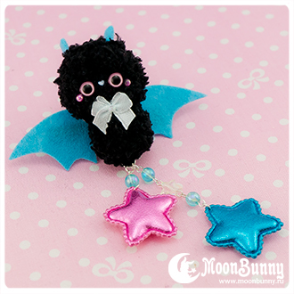 Pastel bat Hairclip 2