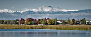 Rocky Mountain Skyline after the Blizzard