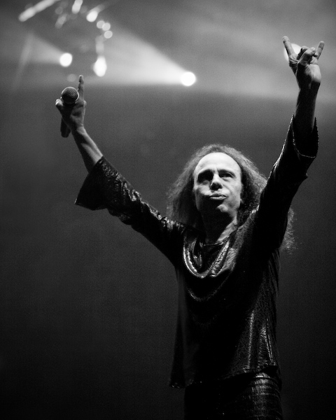 Ronnie Dio of BLACK SABBATH