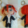 Mini Plush ver.2 - Reno Final Fantasy Keychain