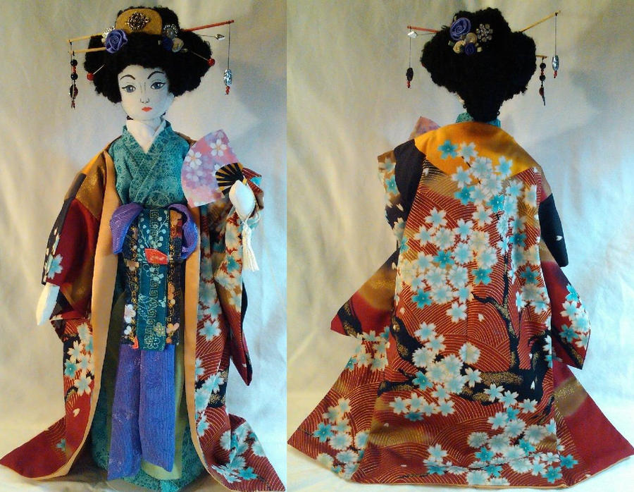 Art-Trade : Autumn Geisha OOAK Doll