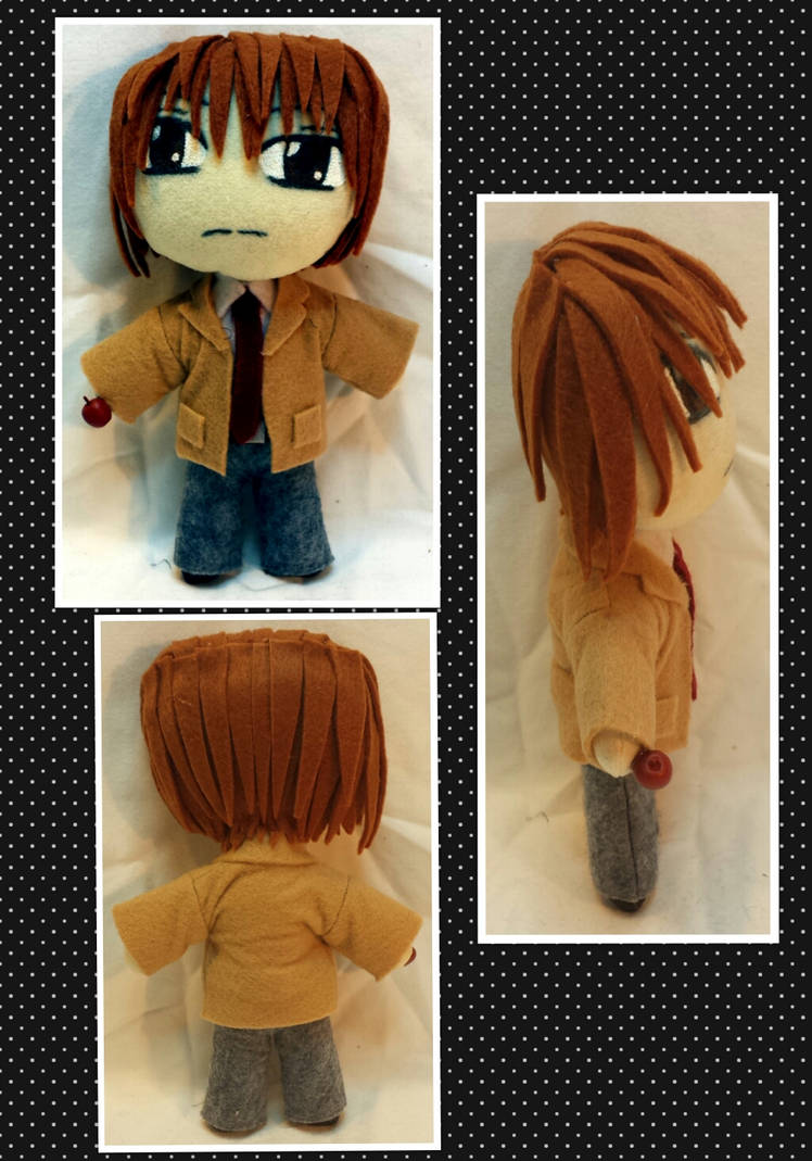 Con Plush 9 - Light Yagami DeathNote Plushie by mihijime on DeviantArt