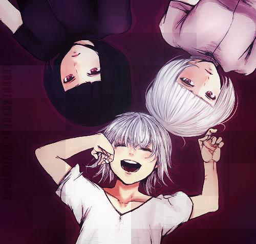 Kurona, Nashiro and Suzuya.