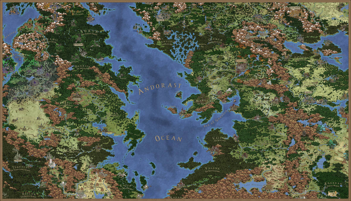 DnD Adventure Map By Clovisis On DeviantArt