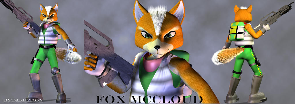 Fox McCloud model overview