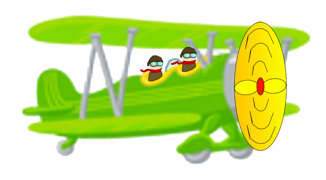 Simple Biplane Animation Animated Biplane Flying GIF by SandisBergvalds2008 on DeviantArt