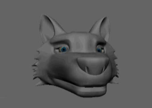 3D wolf animation