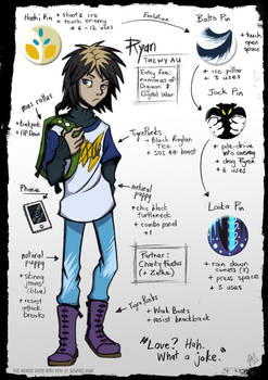 TDW: TWEWY AU Ryan Ref Sheet