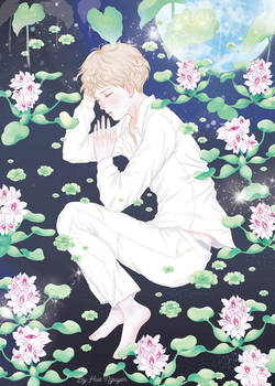 Boy and Flower