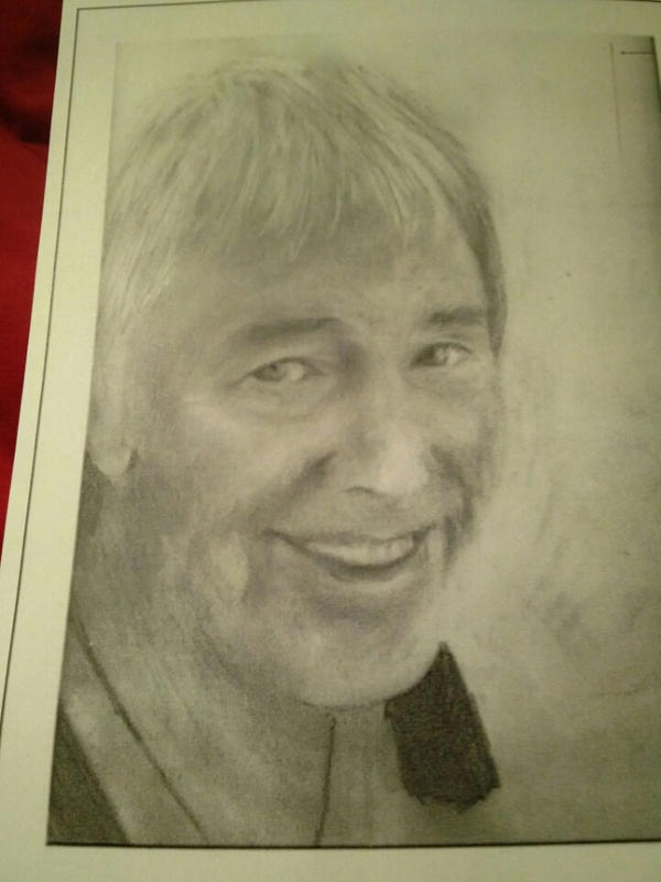 graphite pencil drawing Alan K Roth by asiandaveblue on DeviantArt