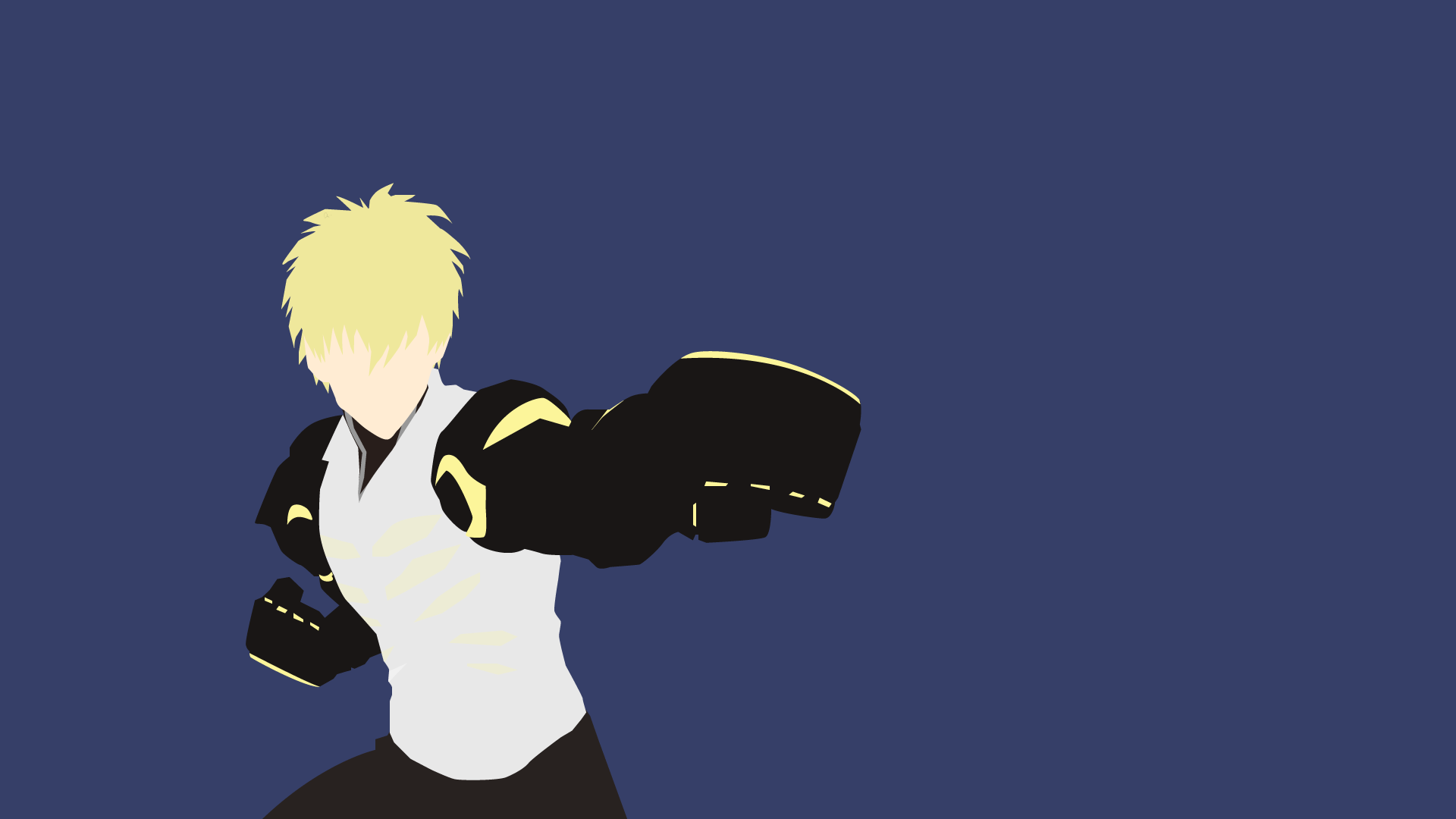 Genos One Punch Man Minimalist Wallpaper By Abes By Kiraemma On Genos One Punch Man Minimalist Wallpaper By Abes By Kiraemma On