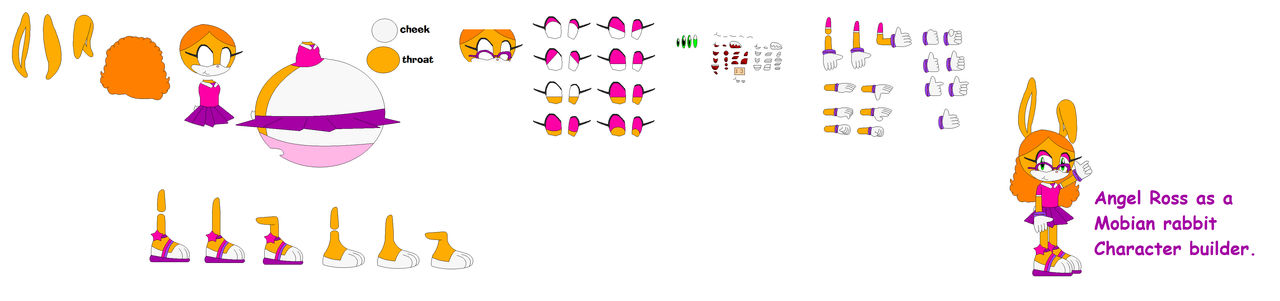 Angel Ross as a mobian rabbit kit by I-love-LAS-MMALM on DeviantArt