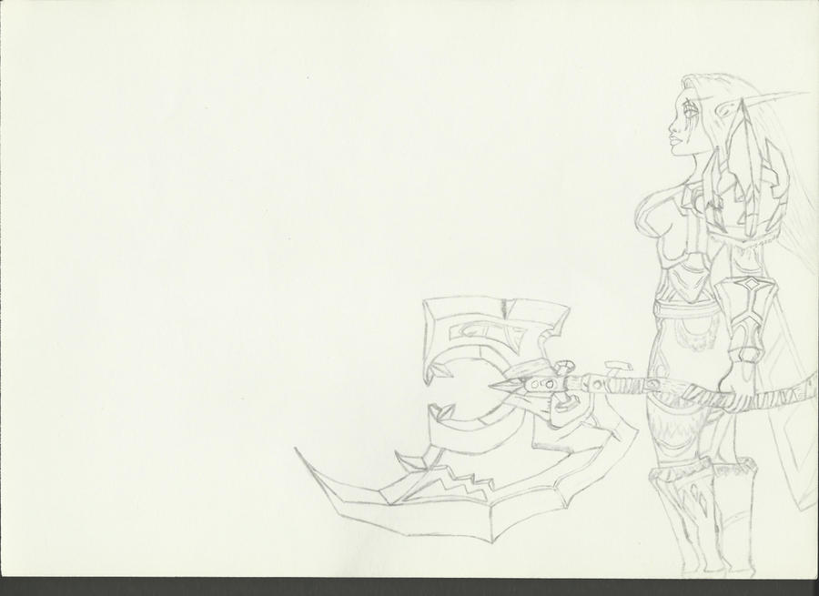 Pryss Night Elf Warrior by protogonus on DeviantArt