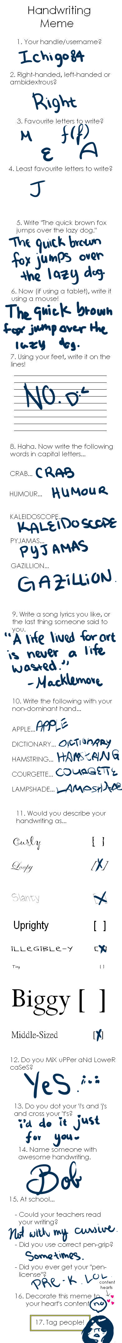 Handwriting Meme by Ichigo84