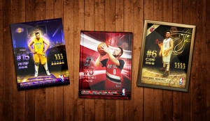 NBA Trading Cards Photoshop CS