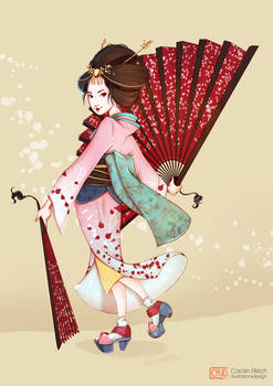 Geisha Characterdesign