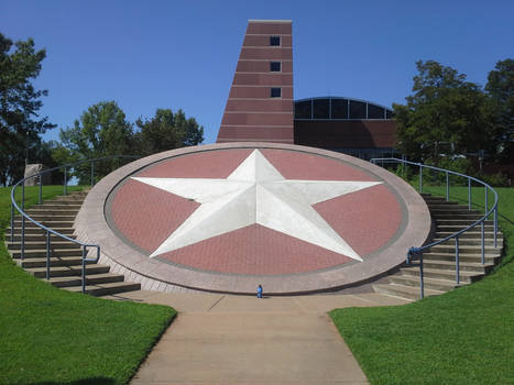 At a visitors center in Texas