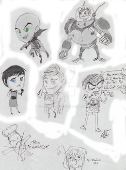 Megamind Doodles