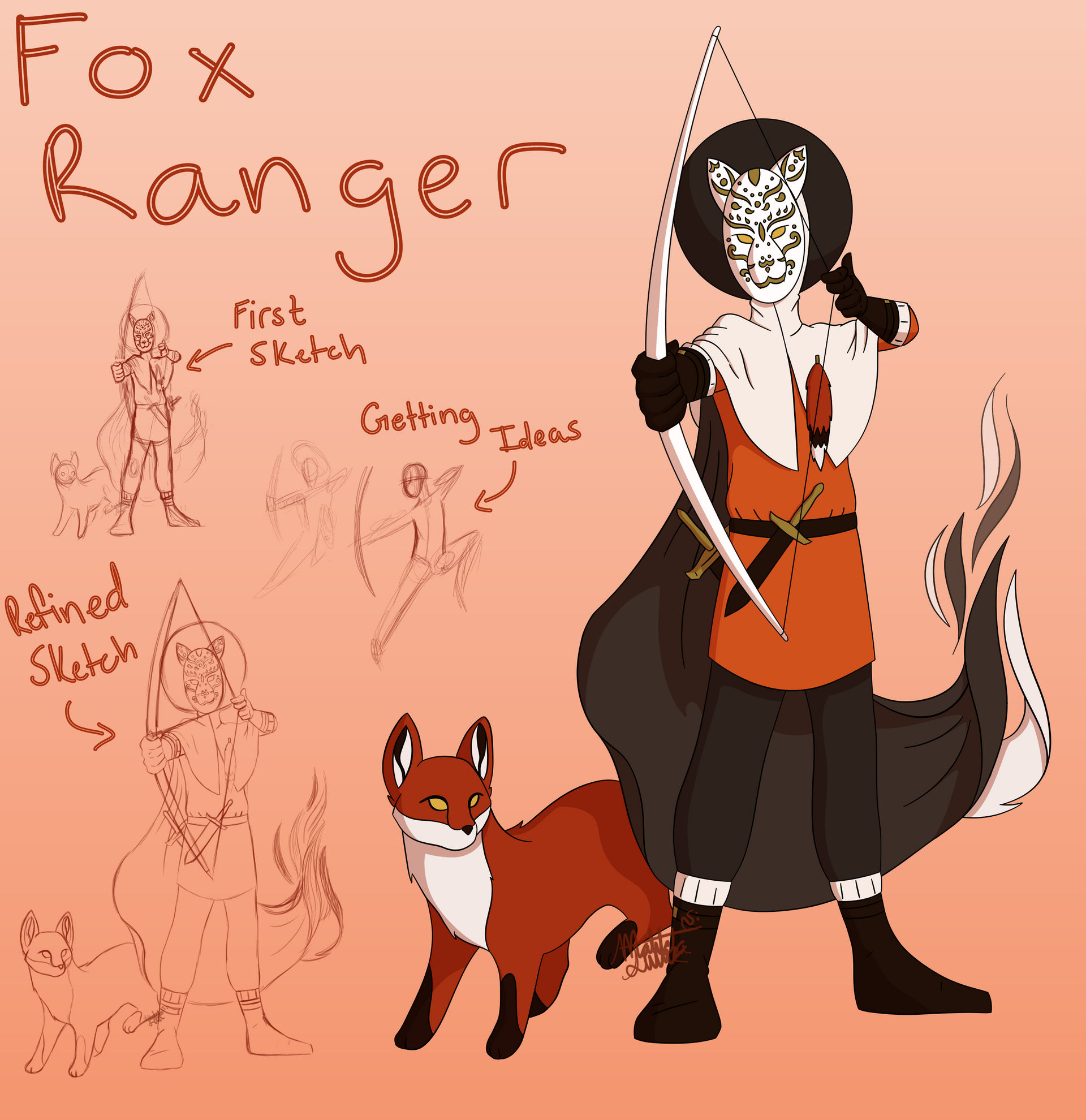 Fox Ranger | Design DnD by Sugared-Strawberry on DeviantArt