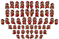 SMB1-SMAS Mario (NES Colors) by FanofSMBX on DeviantArt