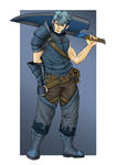 [OC] Blue Swordsman by Lexurost
