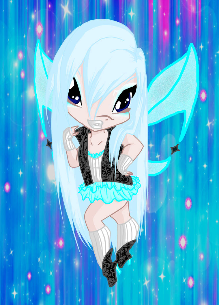 Azure Pixie Azura: Pixie of Ice by AmberWorks on DeviantArt