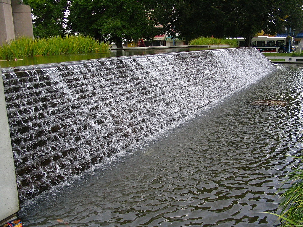 Water steps.