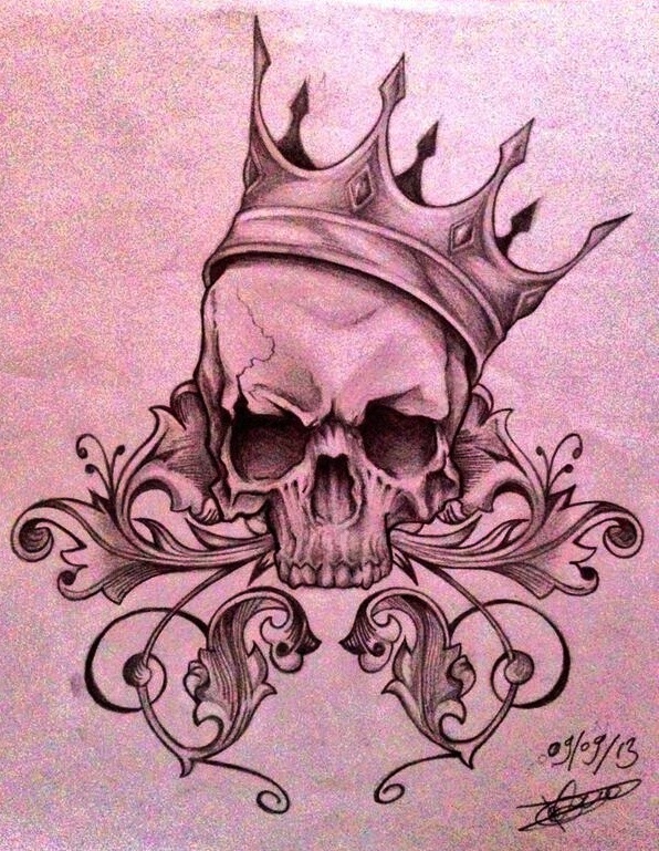 Skull king tattoo