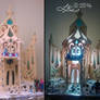 Elsa's 'Gingerbread' Ice Palace