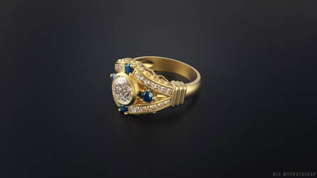 Gold  diamond Ring