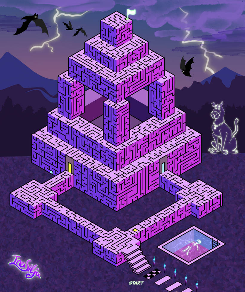 Spooky Maze by InaSilja on DeviantArt