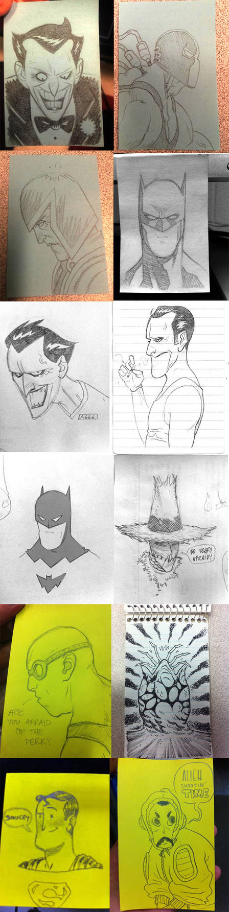 Sticky Note Doodles by TreyPatterson on DeviantArt