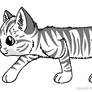 ThunderClan Tabby Lineart