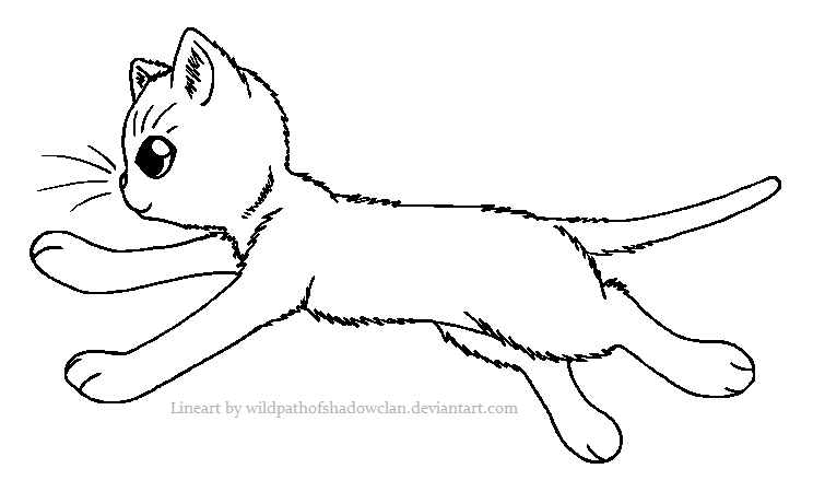 WindClan Warrior Lineart