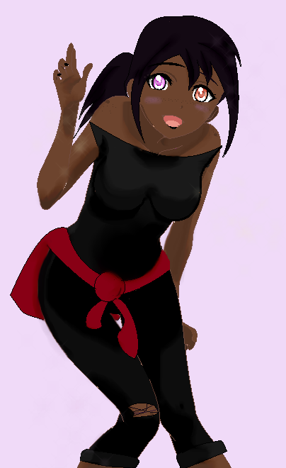 Roblox Avatar Anime Version By Purplepinkpanda9 On Deviantart - african american roblox character