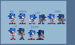 Sonic sprite sheets for fnf (Updated) by ToastMento on Newgrounds