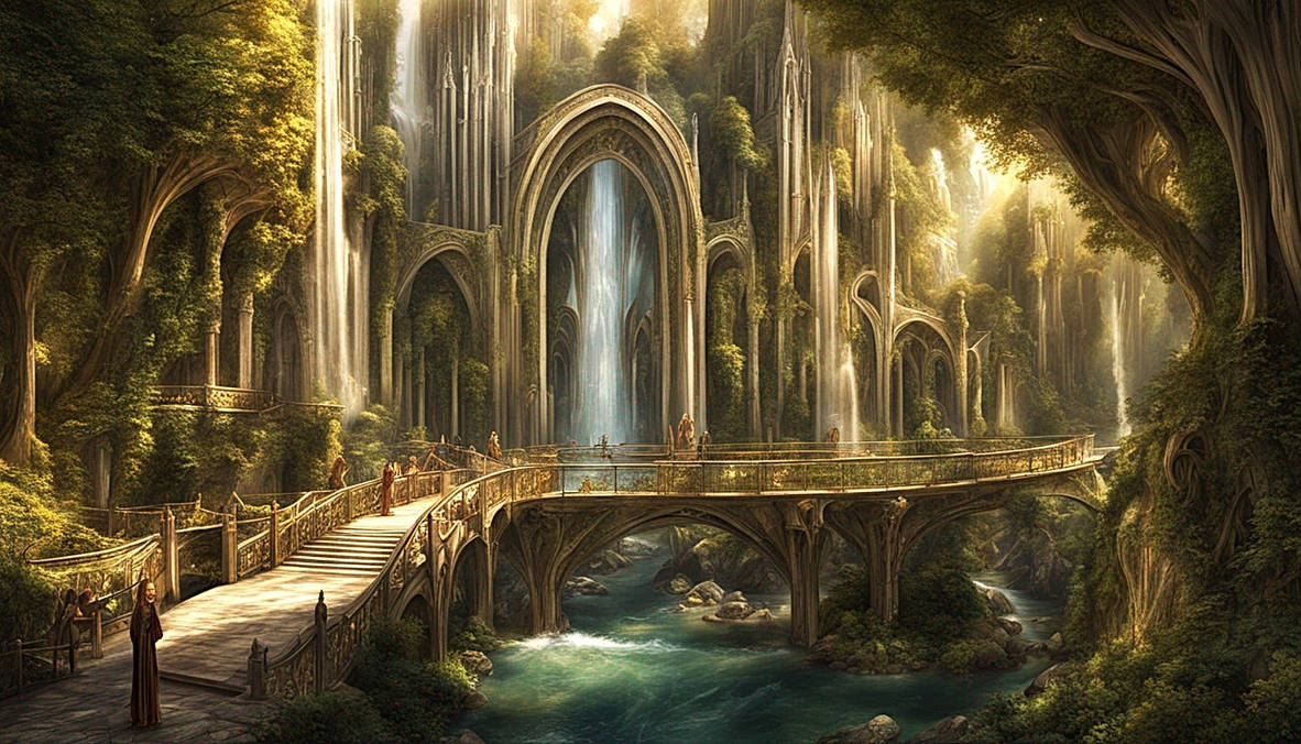 Rivendell Interior 05 by Valv1 on DeviantArt