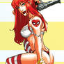 mary jane color pinup