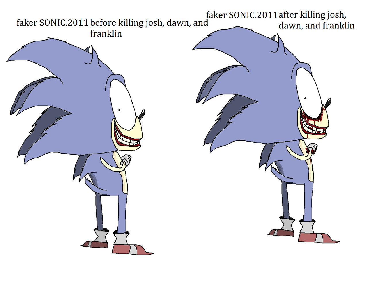 Faker Sonic.2011 by TheCryingBombs on DeviantArt