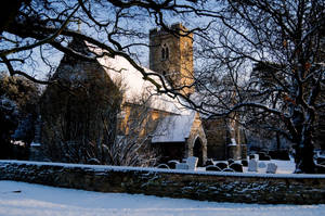 snowy church3