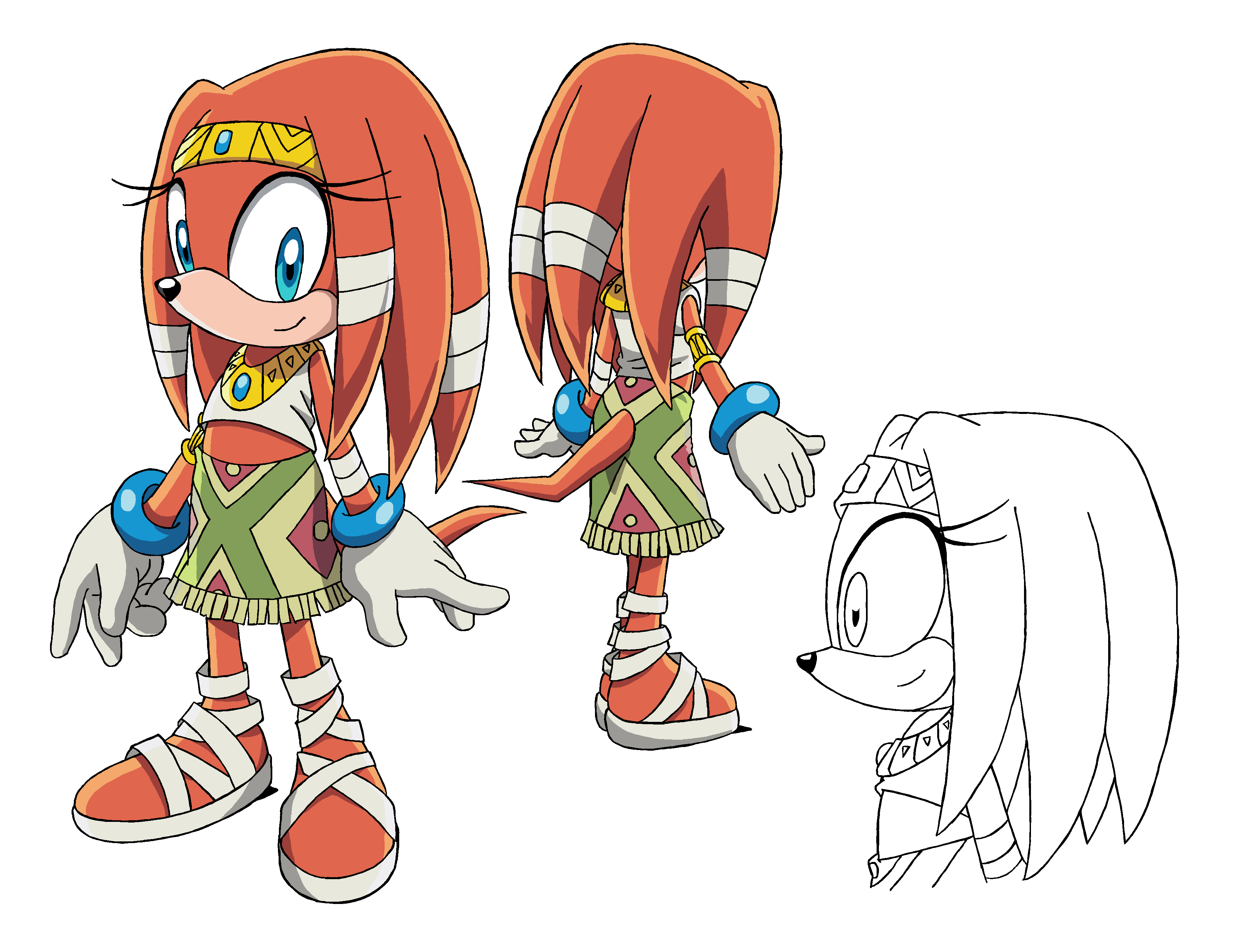 Tikal Echidna Sonic X.