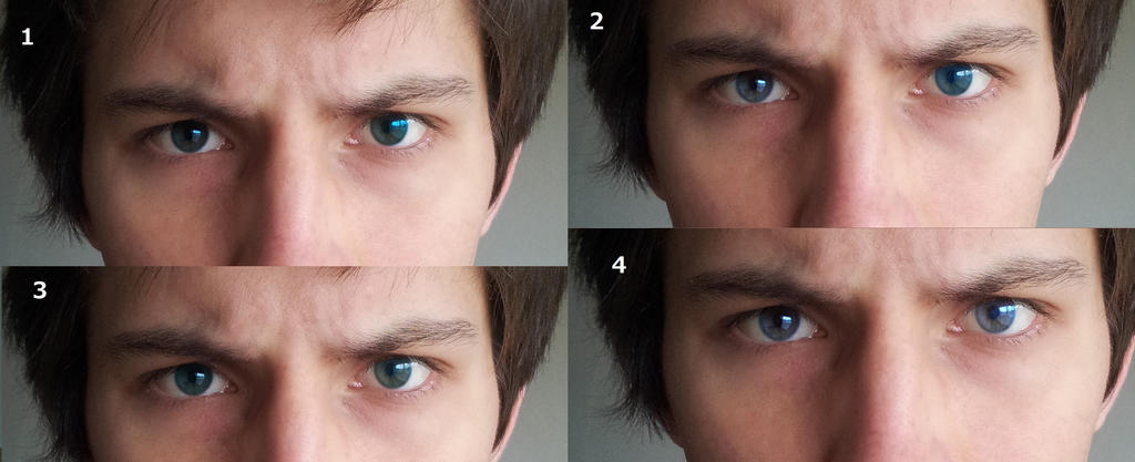 Castiel cosplay - Eye colour test