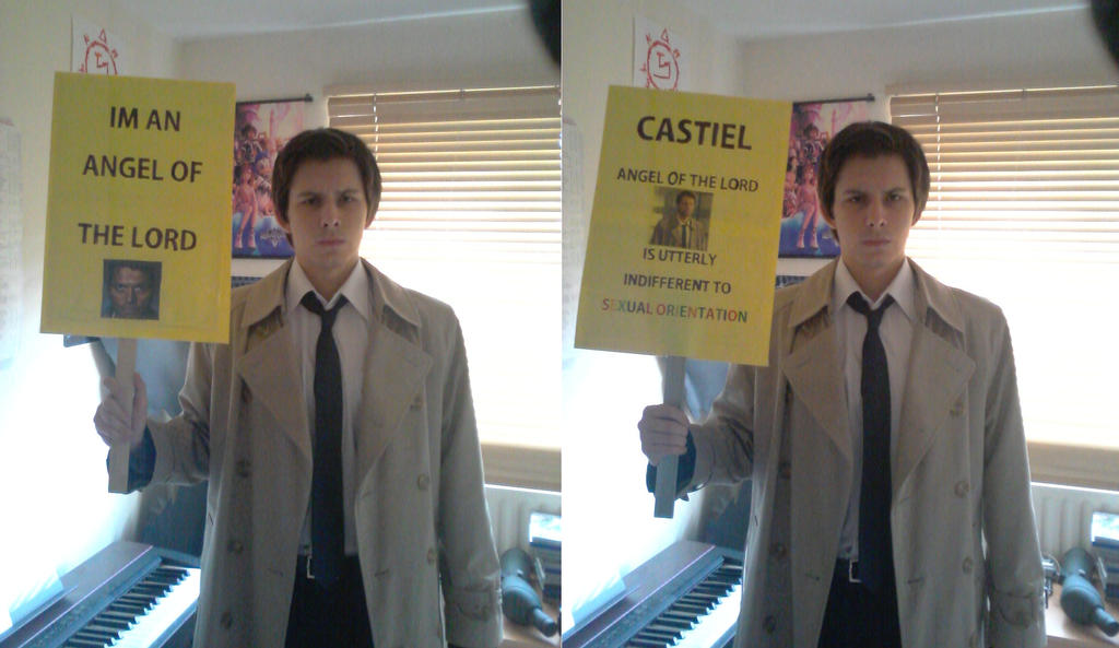 Castiel is indifferent