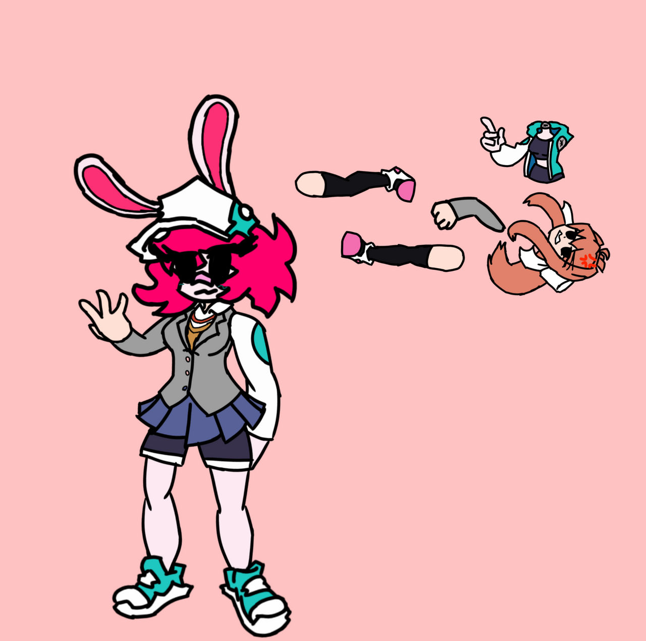 Sneaky Bunny by noobineer on DeviantArt