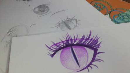 Sketch-Purple eye