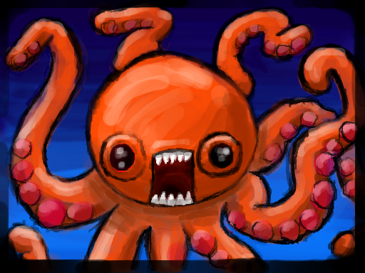 Orange Octopus