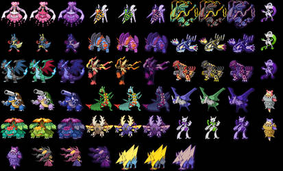 Mega Evolutions and different colors