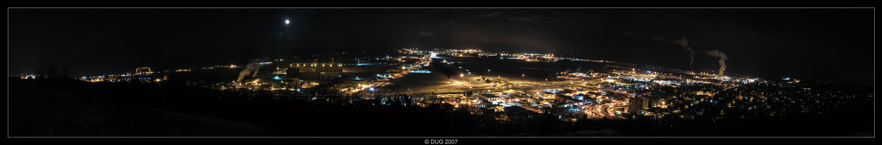 Duluth Superior Dark Panorama