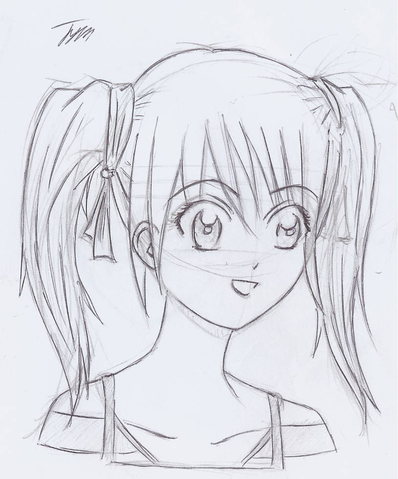 Manga Girl Pigtails 2 by CloudRider99 on DeviantArt