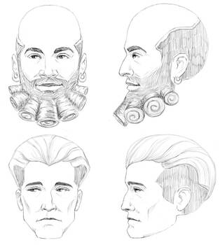 Greyson and Redd - Sketching Towards Realism by Rydain